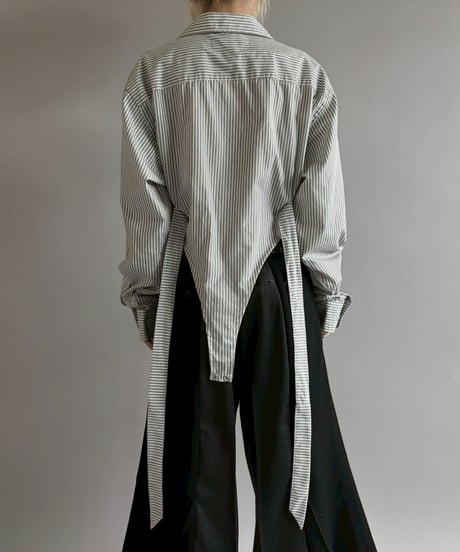 【RE;CIRCLE】RE Leotard Stripe Shirt / 260713-004