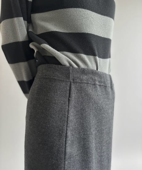 【USED】 Side Button Knit Skirt /261003-003