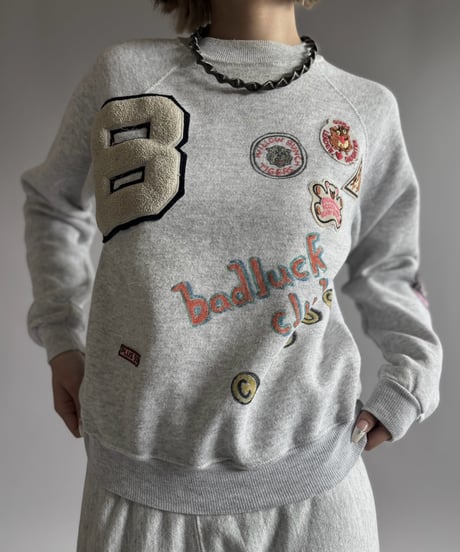 【RE;CIRCLE】 RE Mash up Products Handwritten Sweat Top  /261026-018