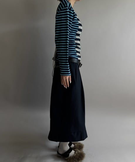 【Chinatsu Aoyama】 Patchwork Border Top  /  2601022-003