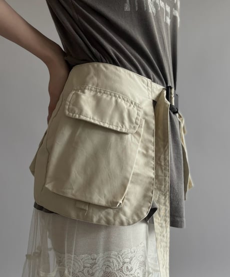 【RE;CIRCLE】  RE Fishing Vest Belt Bag / 260810-007