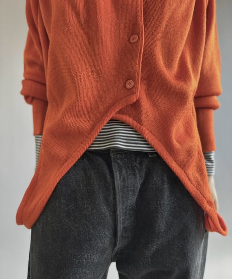 【RE;CIRCLE】 RE Deformed Acrylic Cardigan / 261005-006