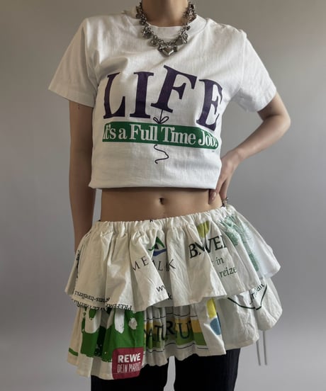 【RE;CIRCLE】  RE Eco Bag Wrap Skirt / 260810-016
