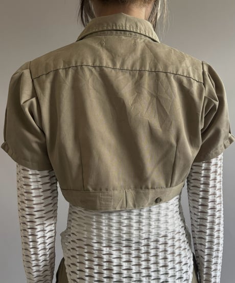 【Chinatsu Aoyama】 RE Makers Shirt Khaki / 260813-021