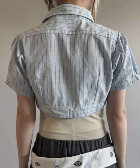 【Chinatsu Aoyama】 RE Makers Shirt Stripe / 260813-031