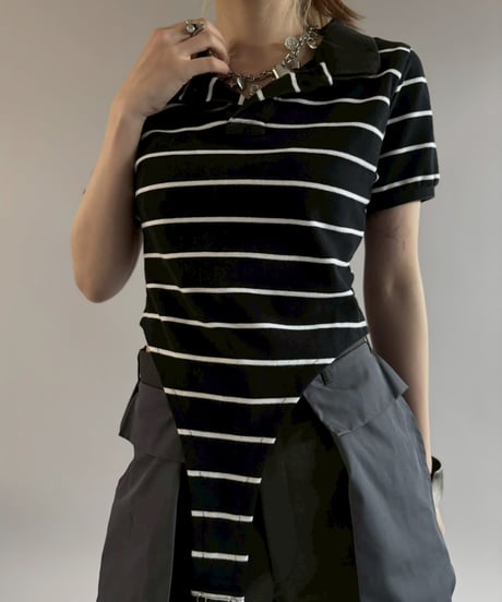 【RE;CIRCLE】RE Leotard Polo Shirt / 260713-019