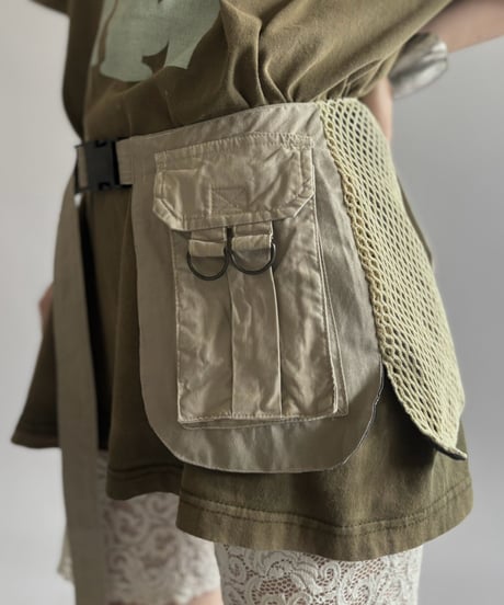 【RE;CIRCLE】  RE Fishing Vest Belt Bag / 260810-009