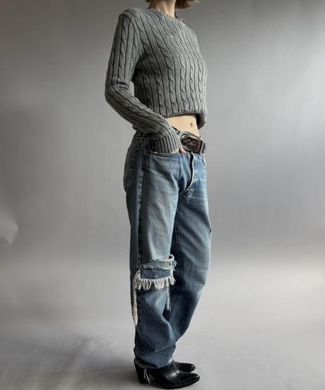 【USED】 80's Levi's Crash Selvage Denim Pants / 261017-025