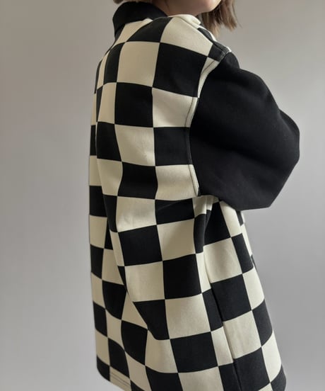 【USED】 PLEASURES Checker Flag Polo Shirt / 261003-020