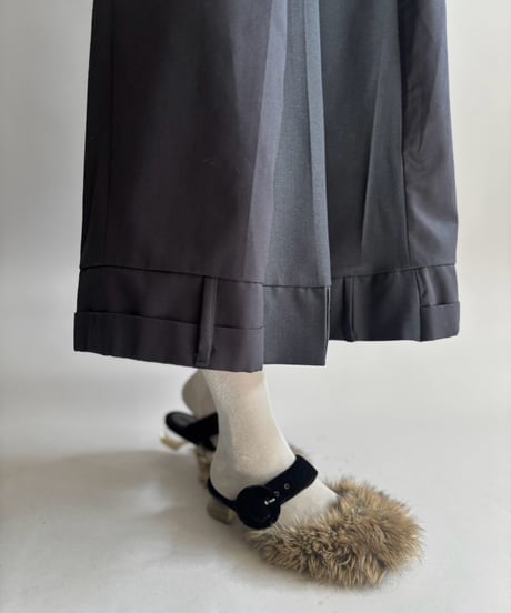 【Chinatsu Aoyama】 Suit Docking Wide Pants  /  2601022-005