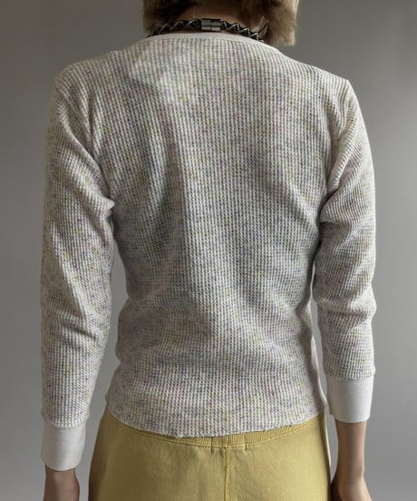 【USED】 Flower Pattern Thermal Top / 261026-006