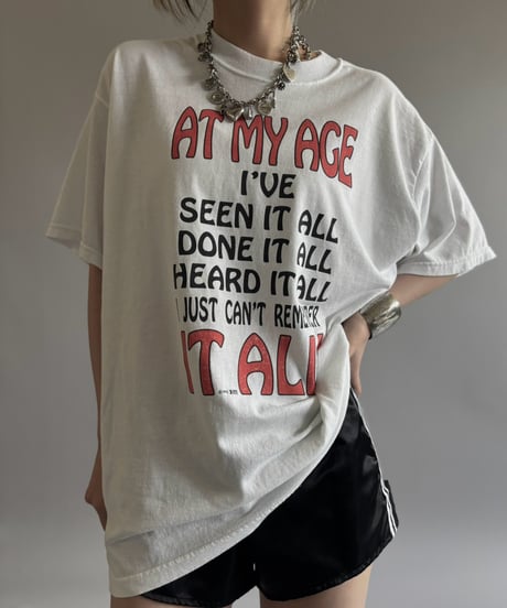【USED】 92's AT MY AGE T-Shirt / 260808-010