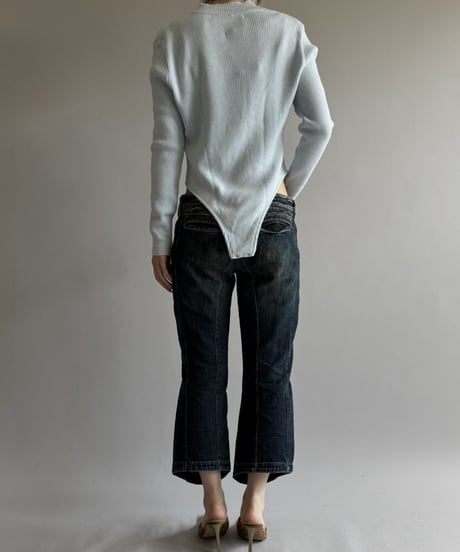 【RE;CIRCLE】 RE Rib Knit Leotard Top /261001-016