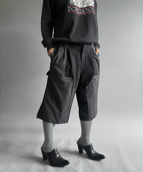 【Chinatsu Aoyama】 Re Suit Double Knee Shorts / 260921-002