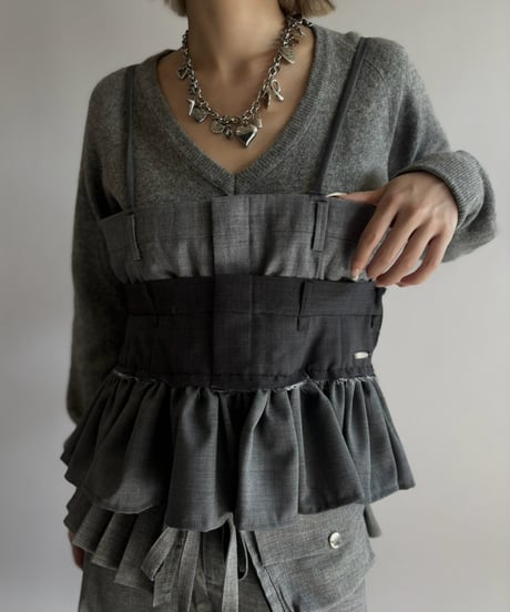 【Chinatsu Aoyama】 Suit Bustier /  2601022-035