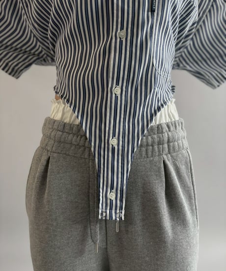 【RE;CIRCLE】RE Leotard Stripe S/S Shirt / 260713-007