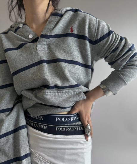 【USED】 Polo Ralph Lauren Hooded Rugger Shirt / 260905-027