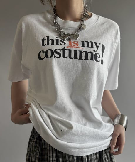 【USED】 Made in USA 90's This is My Costume T-Shirt / 260808-005