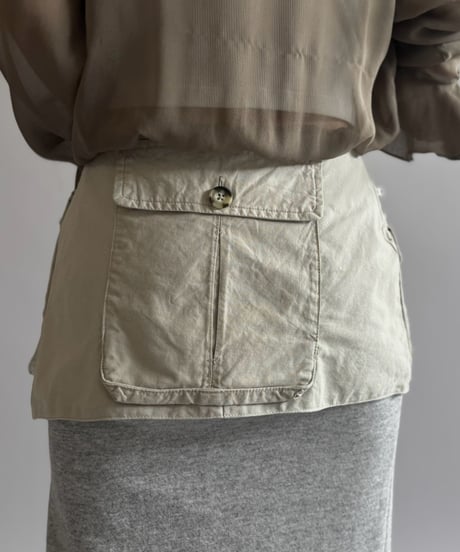 【RE;CIRCLE】  RE Fishing Vest Belt Bag / 260810-004