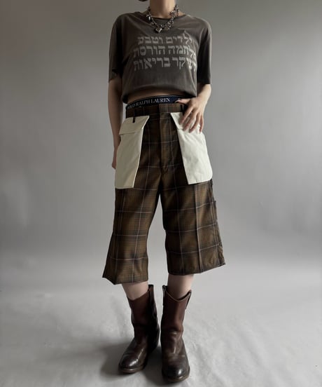 【RE;CIRCLE】 Re Slacks Pocket Shorts /  260727-007
