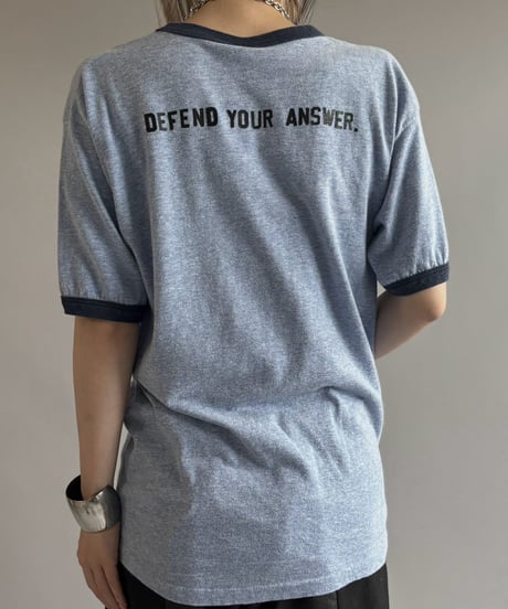 【USED】 70's Made in USA Hanes WHAT IS FOUND IES FOR T-Shirt / 260822-025