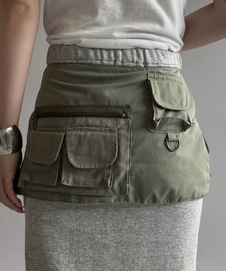 【RE;CIRCLE】  RE Fishing Vest Belt Bag / 260810-002