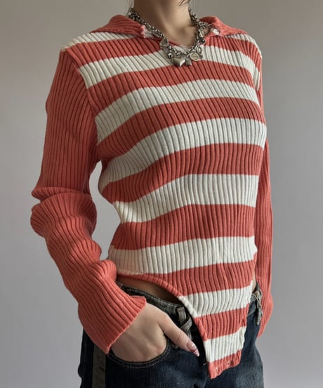 【RE;CIRCLE】 RE Rib Knit Leotard Top /261001-017