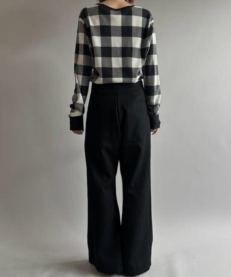 【USED】 OLD NAVY Plaid Thermal L/S Tee / 261003-005