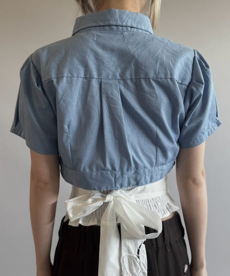 【Chinatsu Aoyama】 RE Makers Shirt Blue / 260813-034