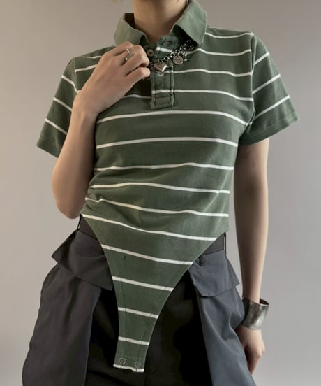 【RE;CIRCLE】RE Leotard Polo Shirt / 260713-015