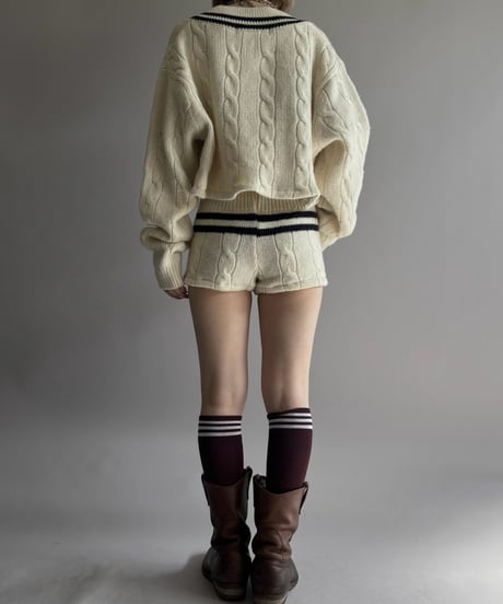 【RE;CIRCLE】 RE Tilden Knit Set-up  /261019-030
