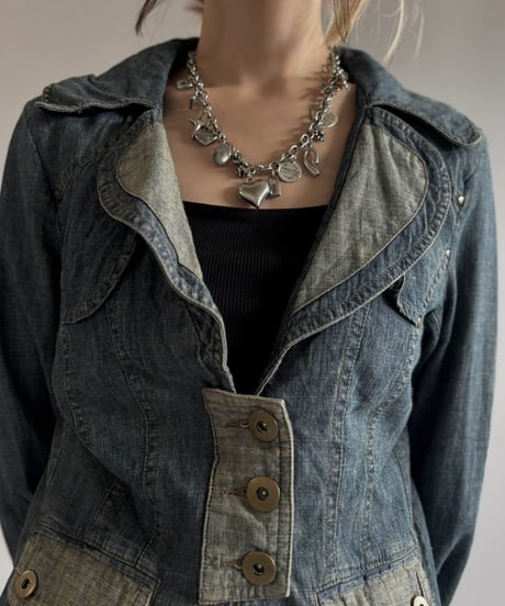 【USED】 Salt & Pepper Design Denim Jacket/ 260919-015