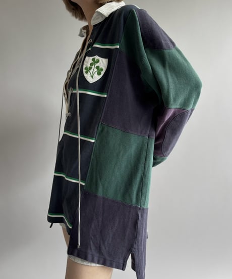 【RE;CIRCLE】 RE Lace-Up Rugger Shirt  /261015-007