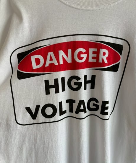 【USED】 DANGER HIGH VOLTAGE T-Shirt/ 260711-001