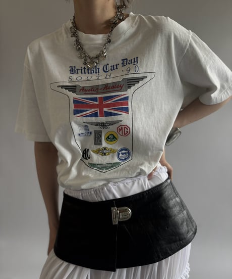 【USED】 Made in USA 90's British Car Day T-Shirt / 260801-002