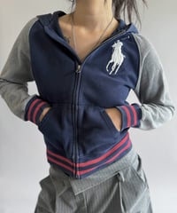 【USED】 Polo Ralph Lauren Big Pony Zip Parka / 260905-019