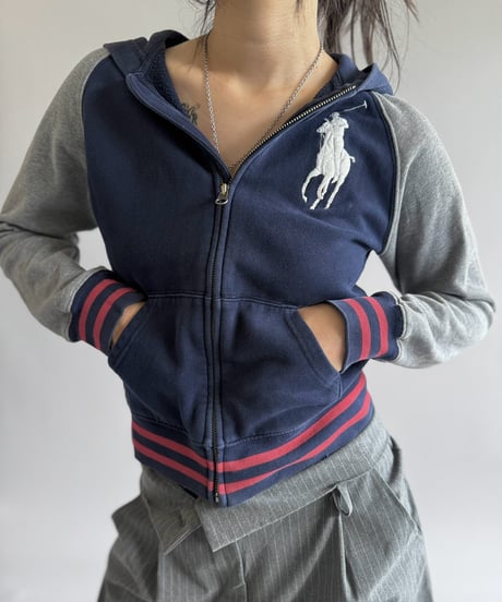 【USED】 Polo Ralph Lauren Big Pony Zip Parka / 260905-019