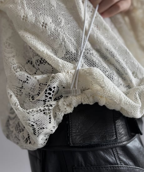 【RE;CIRCLE】RE Lace Hooded Jacket / 260824-015