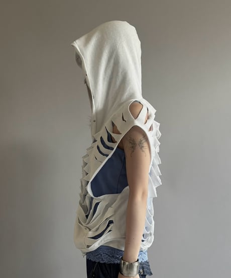【RE;CIRCLE】 Re Sweat Damage Parka / 260803-001