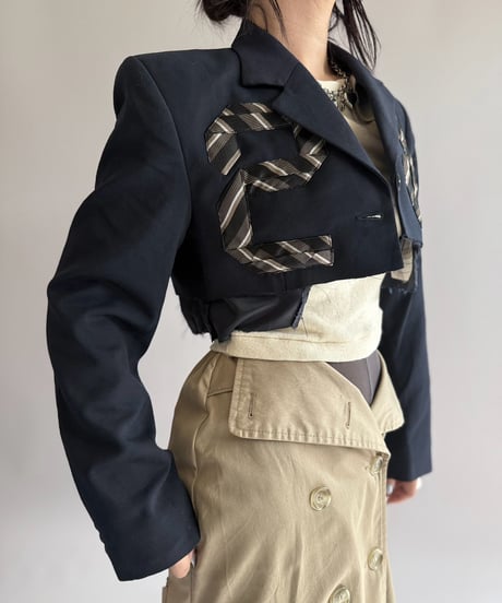 【RE;CIRCLE】 RE Numbering Tie Blazer  / 261019-017