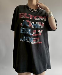 【USED】 90's ELTON JOHN BILLY JOEL T-Shirt/ 260718-019
