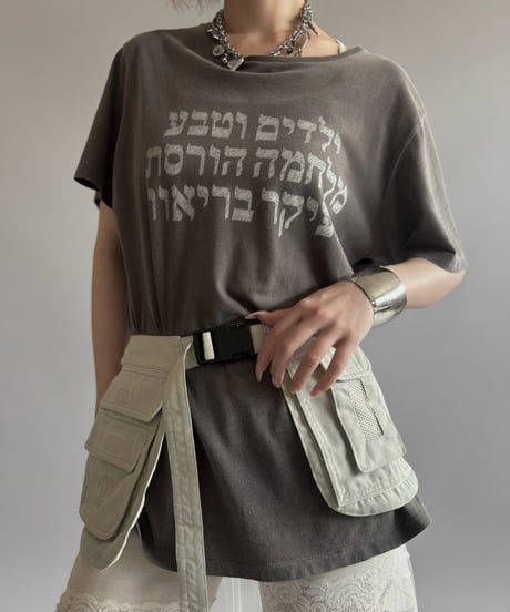 【RE;CIRCLE】  RE Fishing Vest Belt Bag / 260810-006