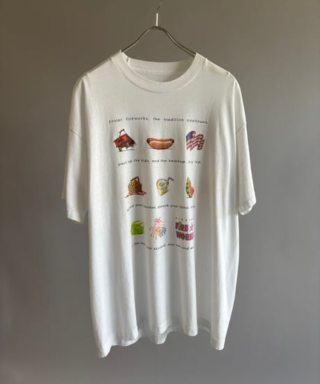 【USED】90's Firstar Firework T-Shirt / 260801-013