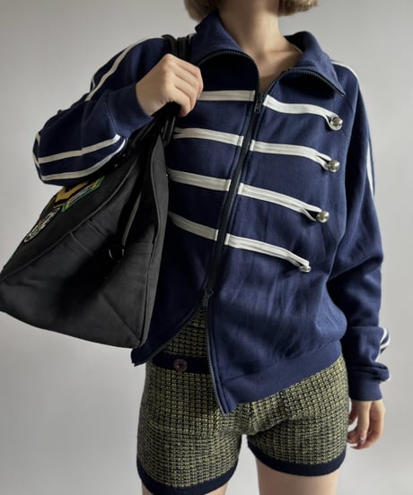 【RE;CIRCLE】 RE French Bedcover Boston Bag Wappen Black /261015-045
