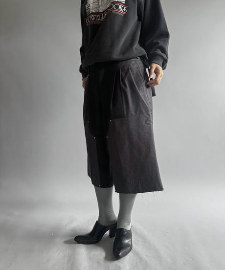 【Chinatsu Aoyama】 Re Suit Double Knee Shorts / 260921-002