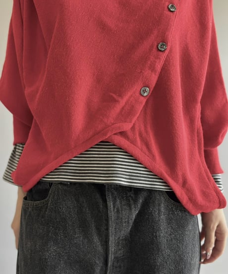 【RE;CIRCLE】 RE Deformed Acrylic Cardigan / 261005-007