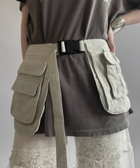 【RE;CIRCLE】  RE Fishing Vest Belt Bag / 260810-006