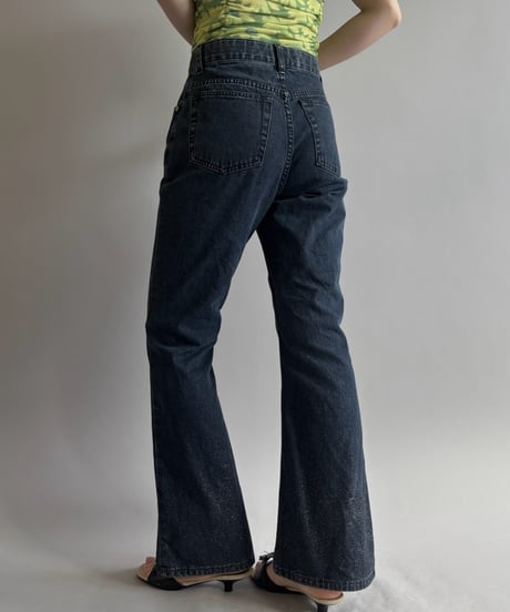 【USED】 OLD GAP Lame Design Flare Denim Pants / 260815-006