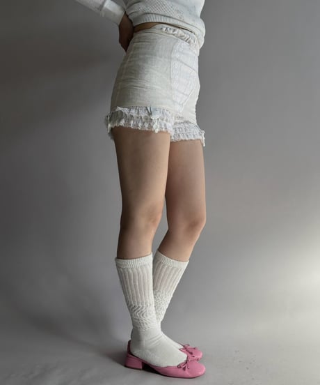 【USED】 Switching Lace Open Bottom Girdle /261024-027