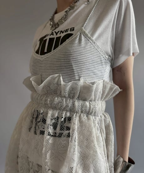 【RE;CIRCLE】RE Crochet Camisole＋Lace One-Piece / 260709-008